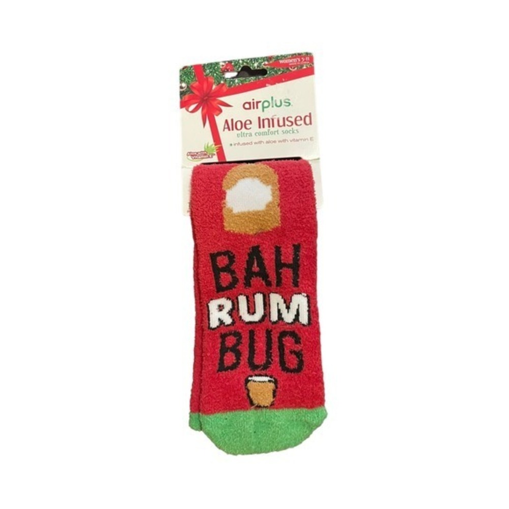 Airplus Aloe Infused w/ Vitamin E Womens Red "Bah Rum Bug" Size 5-11